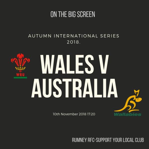 Wales V Australia 2018